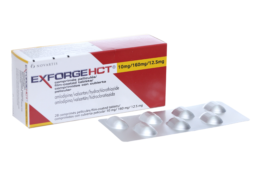 Exforge HCT 10mg/160mg/12.5mg